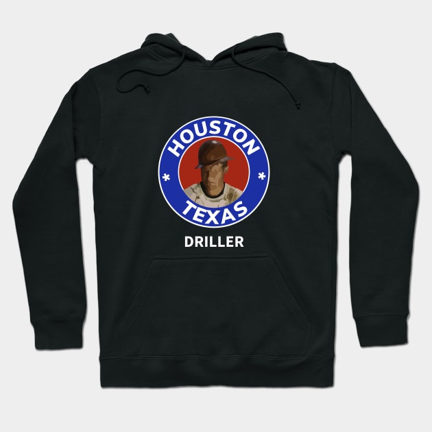 Oil & Gas Drilling Rig Driller Series - Houston Texas Hoodie by Felipe G Studio